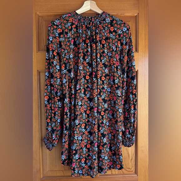 FREE PEOPLE floral Flowers in Her Hair Long Sleeve Tunic Blouse/ Dress - Picture 3 of 7